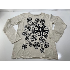 Kenzo Minami Graphic‎ Geometric Long Sleeve T Shirt  Mens Size L Gears